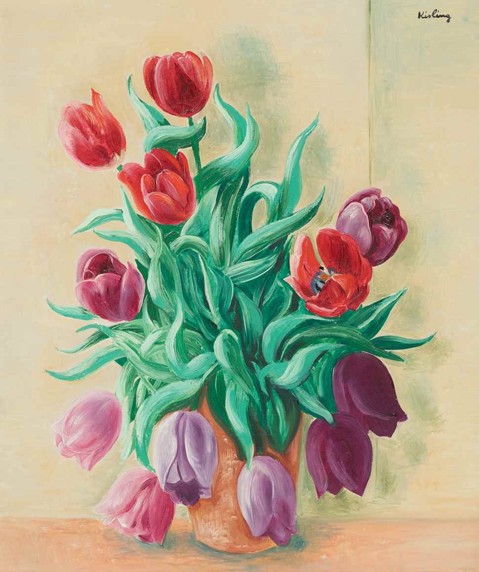 Tulips - Moïse Kisling (1891 - 1953)
